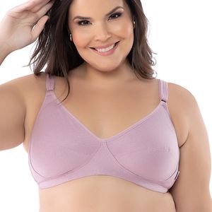 Soutien Reforçado em 100% Algodão Rosa Make
