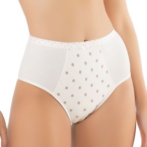Calcinha Larga Microfibra Liso e Estampado Perola