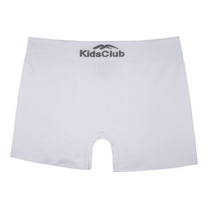 Cueca Boxer sem Costura Kids Club Branco