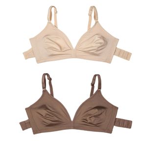 Kit 02 Soutiens Microfibra S/bojo Areia/marrom Capuccino