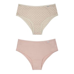 Kit 02 Calcinhas Estampa Calçadão