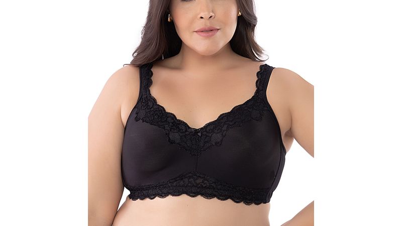 Mulheres Acolchoadas De Renda Bras Underwire Cobertura Completa