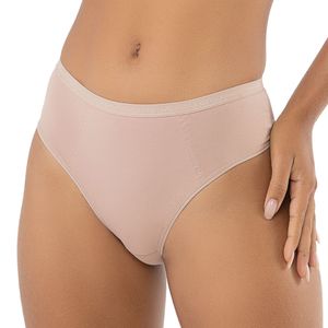 Calcinha Larga em Cotton Elástico Delrio Mousse