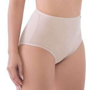 Calcinha Larga 100% Algodão Areia