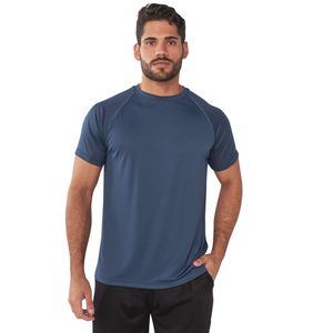 T-Shirt Raglan com Vivo Na Manga