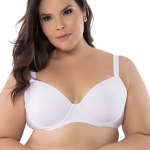 Soutien Microfibra com Bojo com Aro e com Base Branco