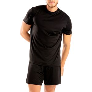 Pijama Masculino 100% Poliamida Preto