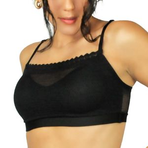 Soutien Top Moldado em Sensitive Rendado Preto