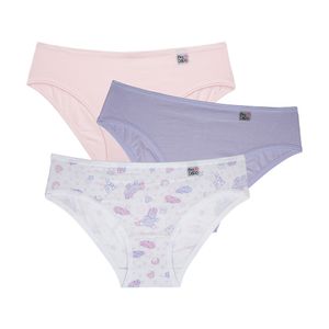 Kit Com 3 Calcinhas De Biquíni Infantnil