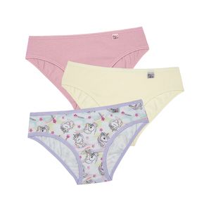Kit Com 3 Calcinhas De Biquíni Infantnil