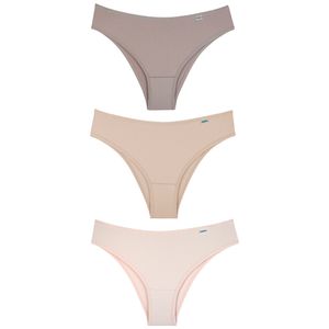 KIT 03 CALCINHAS BIQUINI MICROFIBRA ESTAMPA PETIT