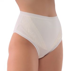 Calcinha Gestante de Cotton e Renda Nature
