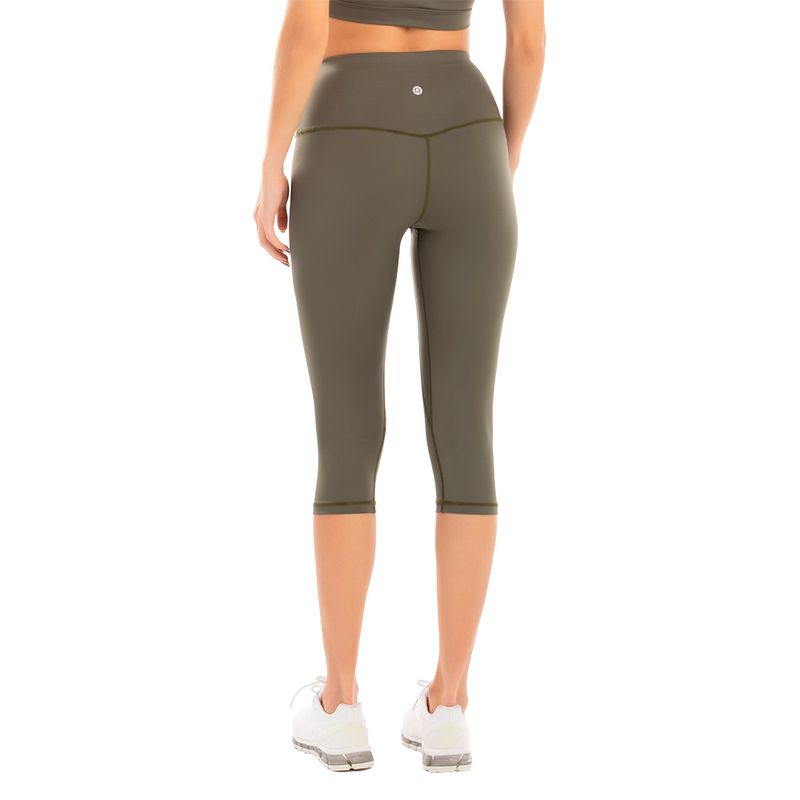 Calca-Capri-Em-Tecido-3D-Tecnology-E-Pala-Larga-Dupla-Com-Bolso-Invisivel-Verde-Militar---G