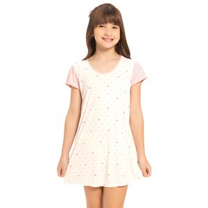 Camisola Infantil em Liganete Poliamida com Mangas