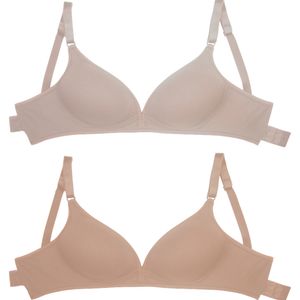 Kit com 2 Soutiens Duo Moldado de Modal e Bojo