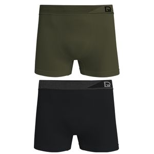 Kit 02 Cuecas Boxers Sem Costura