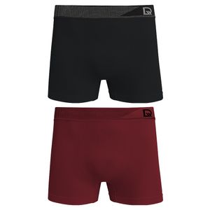 Kit 02 Cuecas Boxers Sem Costura