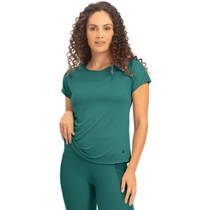 Camisa T-Shirt Em Tecido Crepe,Bee House Verde Selva
