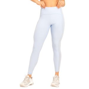 Calça Legging em Diva Fit com Ribana Canelada Anis
