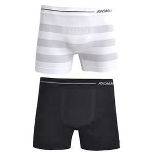 Duo Cueca Boxer Sem Costura Delrio Bc L-Pt