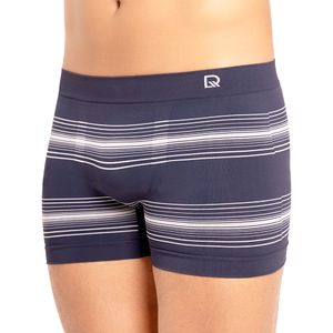 Cueca Boxer S/Costura Listras Irregular Azul Sky
