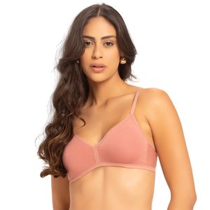 Soutien Bojo Duplo Moldado De Modal Branco