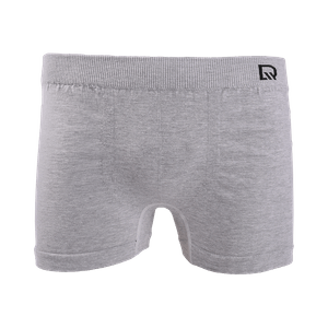 Cueca Boxer Sem Costura Em Algodão Mescla Claro