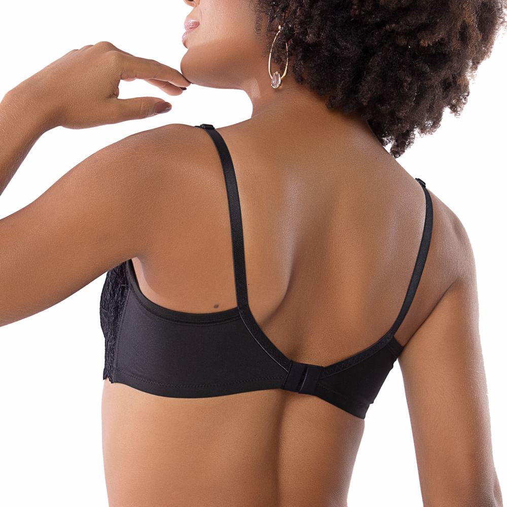Soutien Em Sensitive Com Renda Musa Com Arco Preto