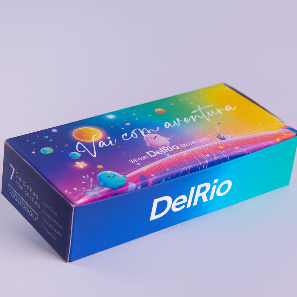 Kit 7 Calcinhas Infantis Aventura